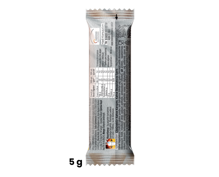 NESCAFÉ 2si 1 Arada (40x5g) back package 