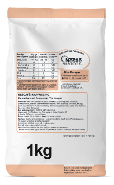 Nescafe Cappuccino Caramel_1kg