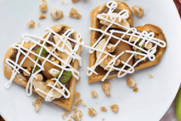 labneli krokanlı waflel tarifi